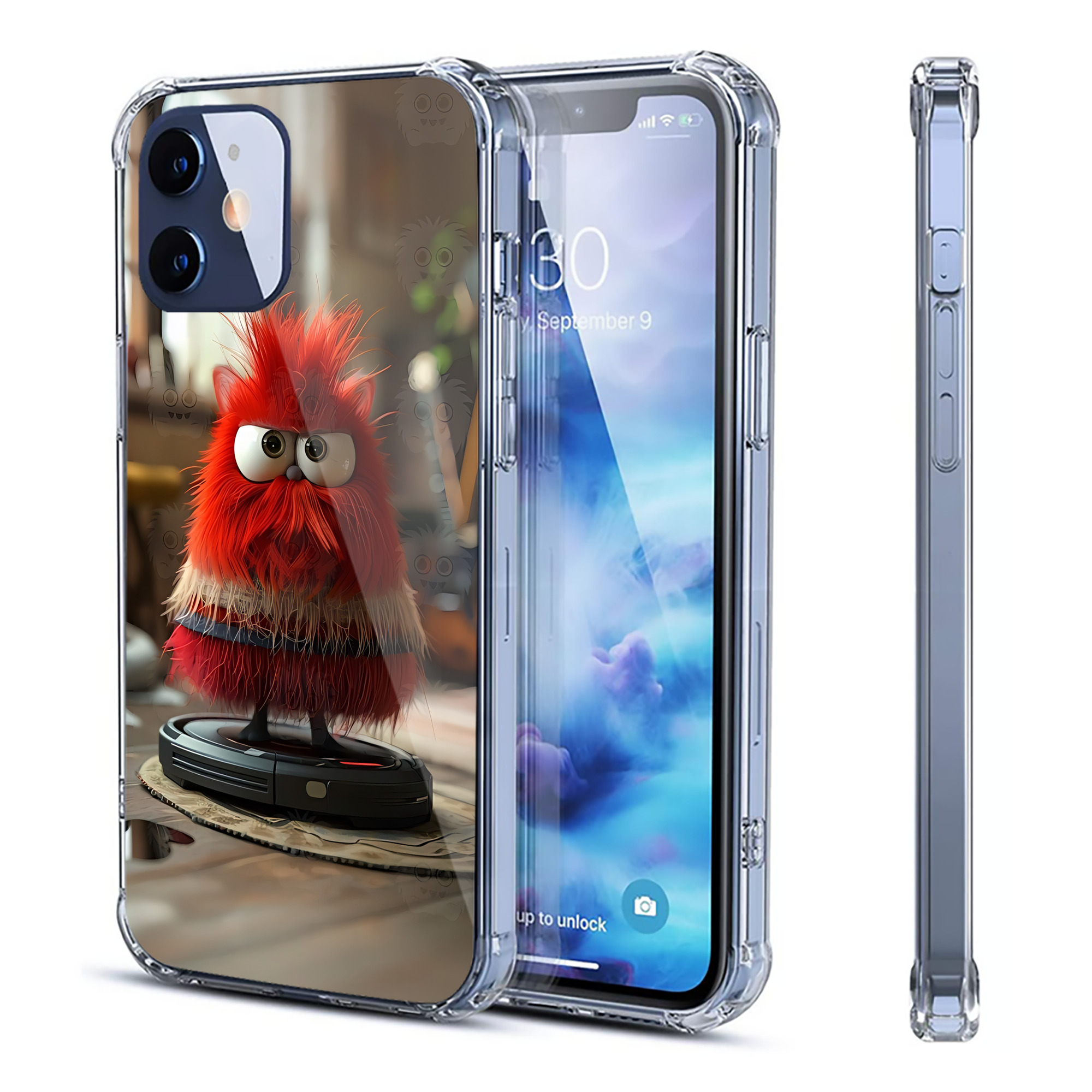 （画像用） Angry Birds アングリーバード 【iPhone 12シリーズ対応】透明スマホケース（クリアソフトケース）